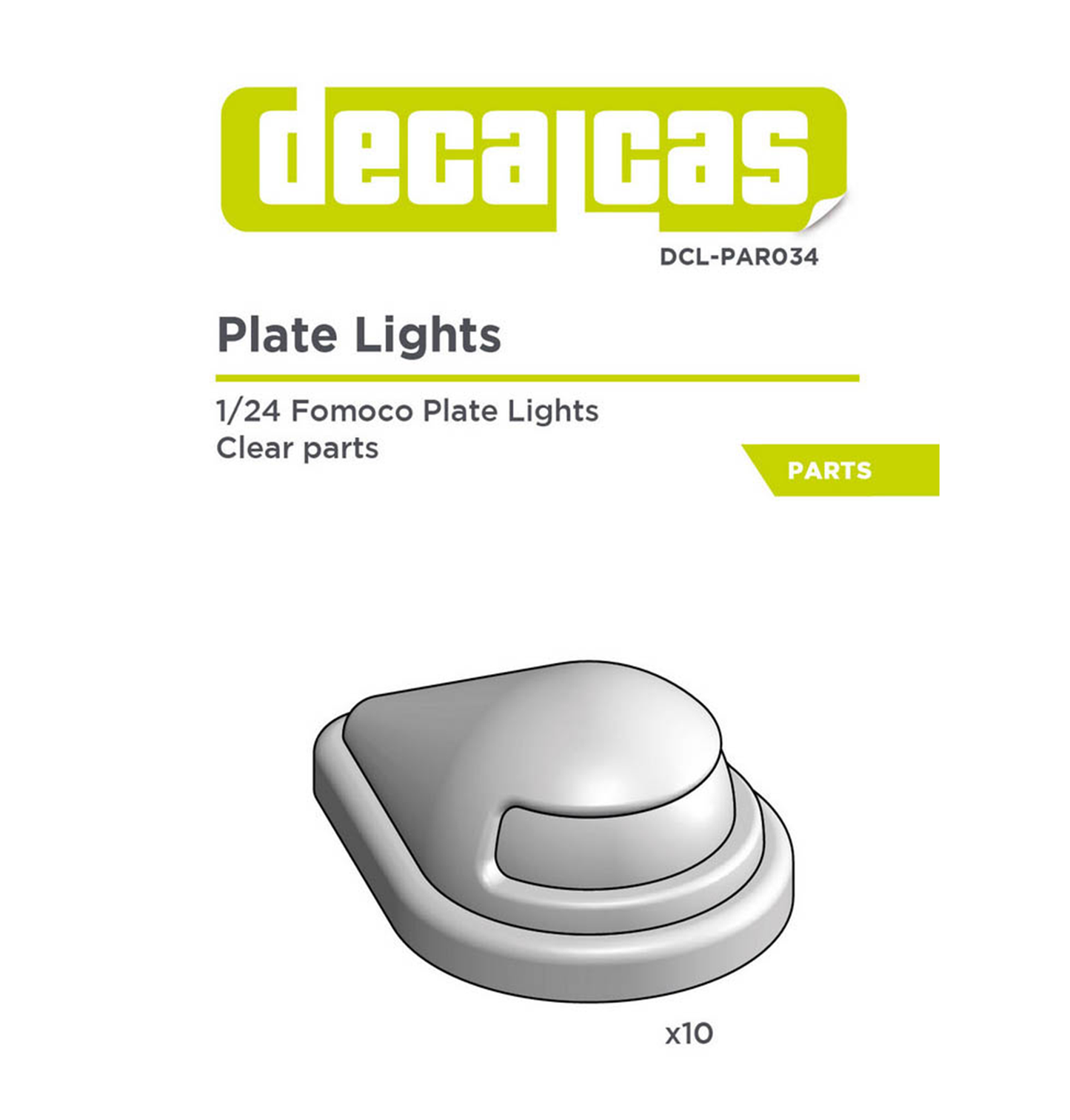 DECALCAS - FOMONCO - Startnummernbeleuchtung