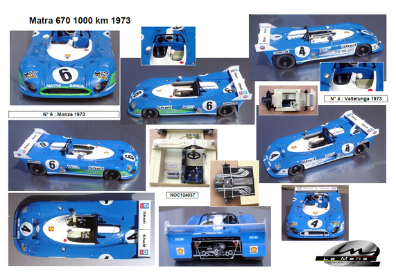 SIMCA MATRA 670B 1000KM 1973