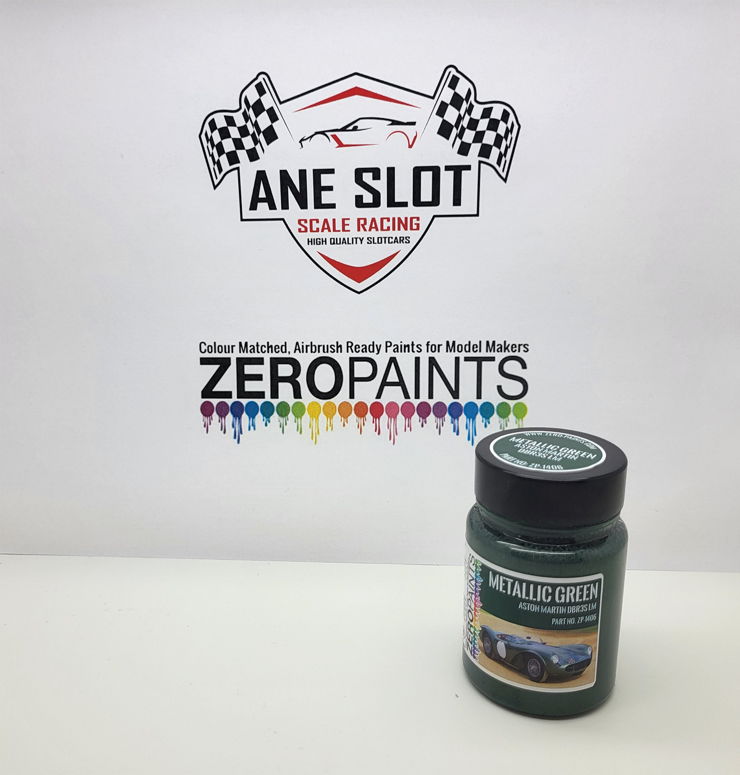 Zeropaints ZP-1406 "Aston Martin DBR3S LM Metallic Green"