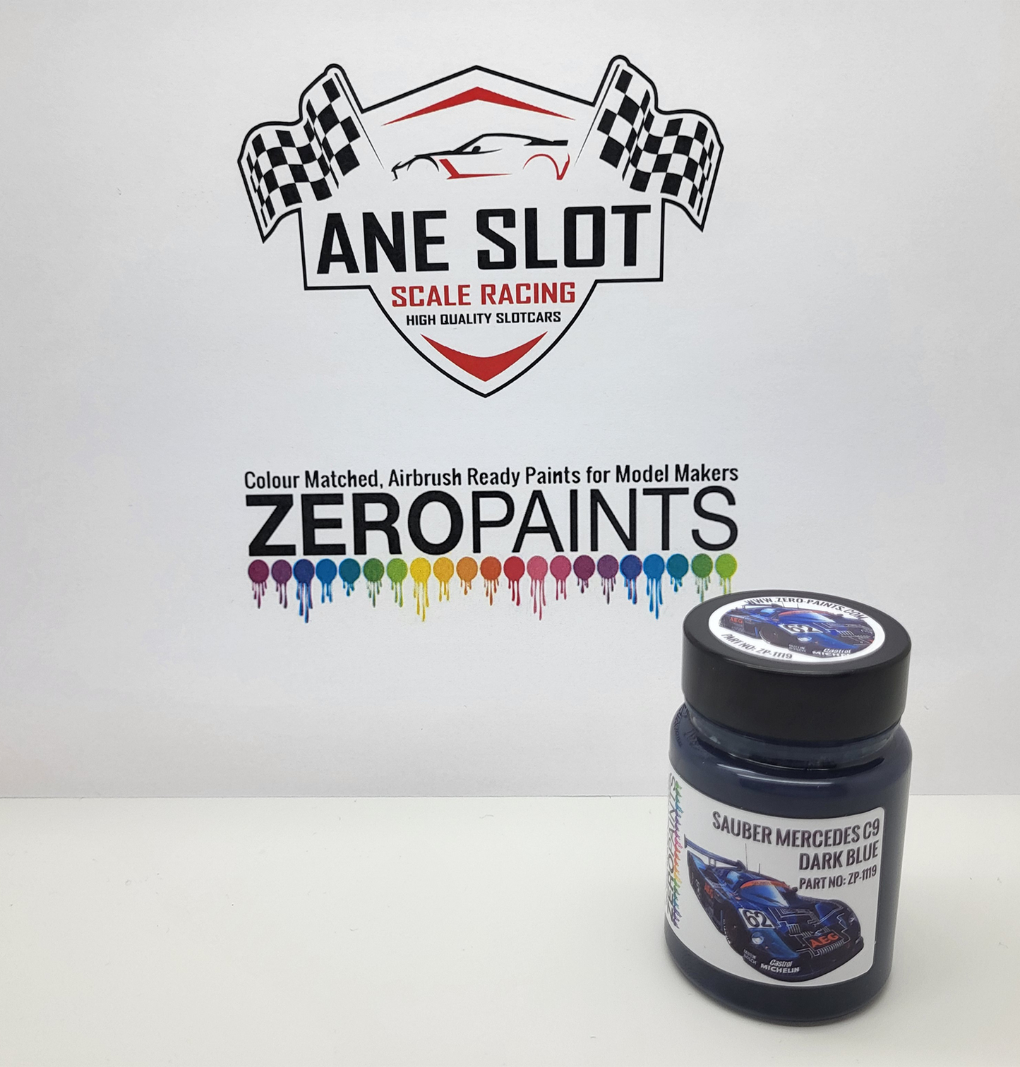 Zeropaints ZP-1119 - Sauber Mercedes C9 Dark Blue