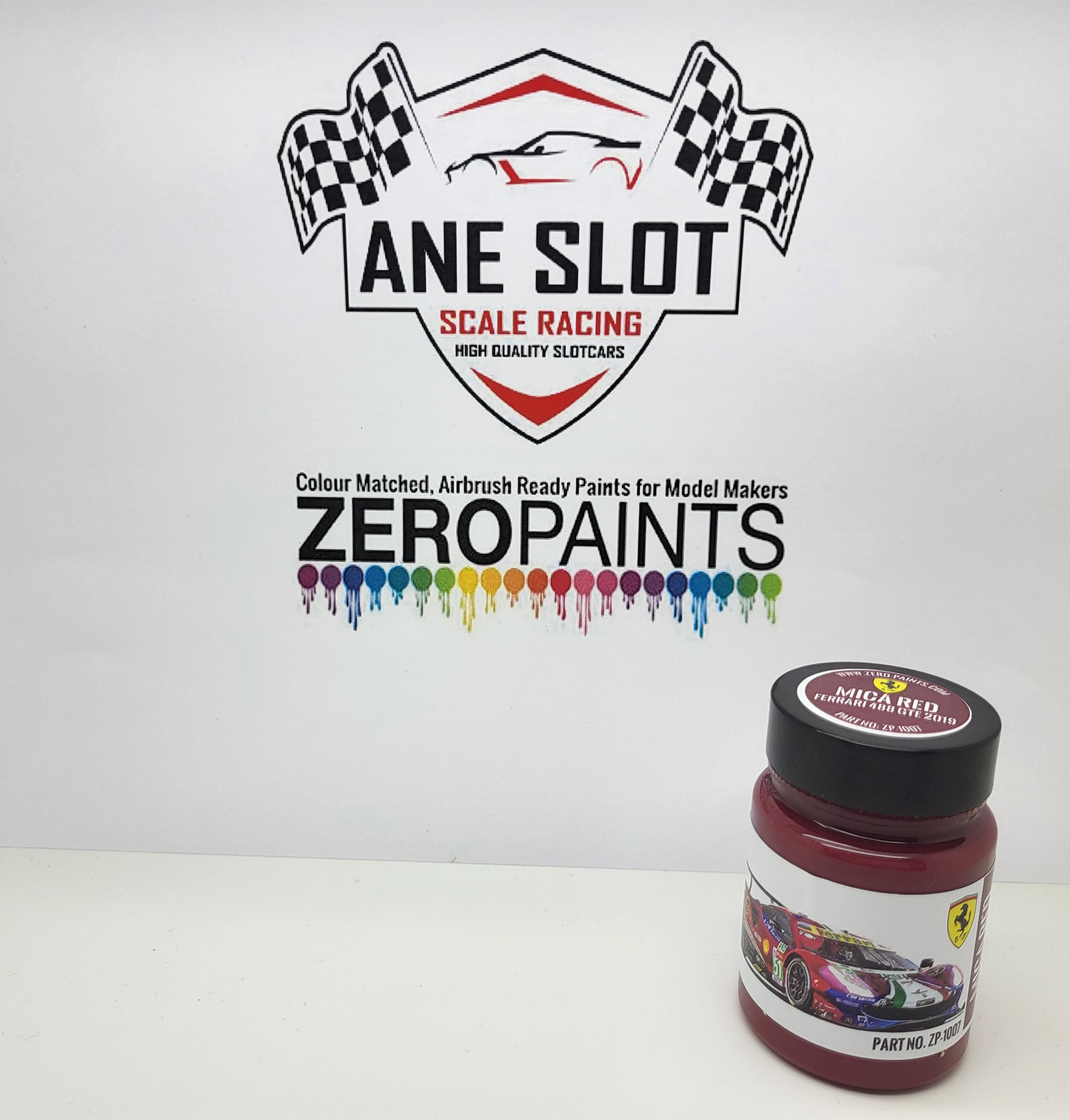 Zeropaints ZP-1007 "2019 Ferrari 488 GTE (AF Corse) Mica Red"