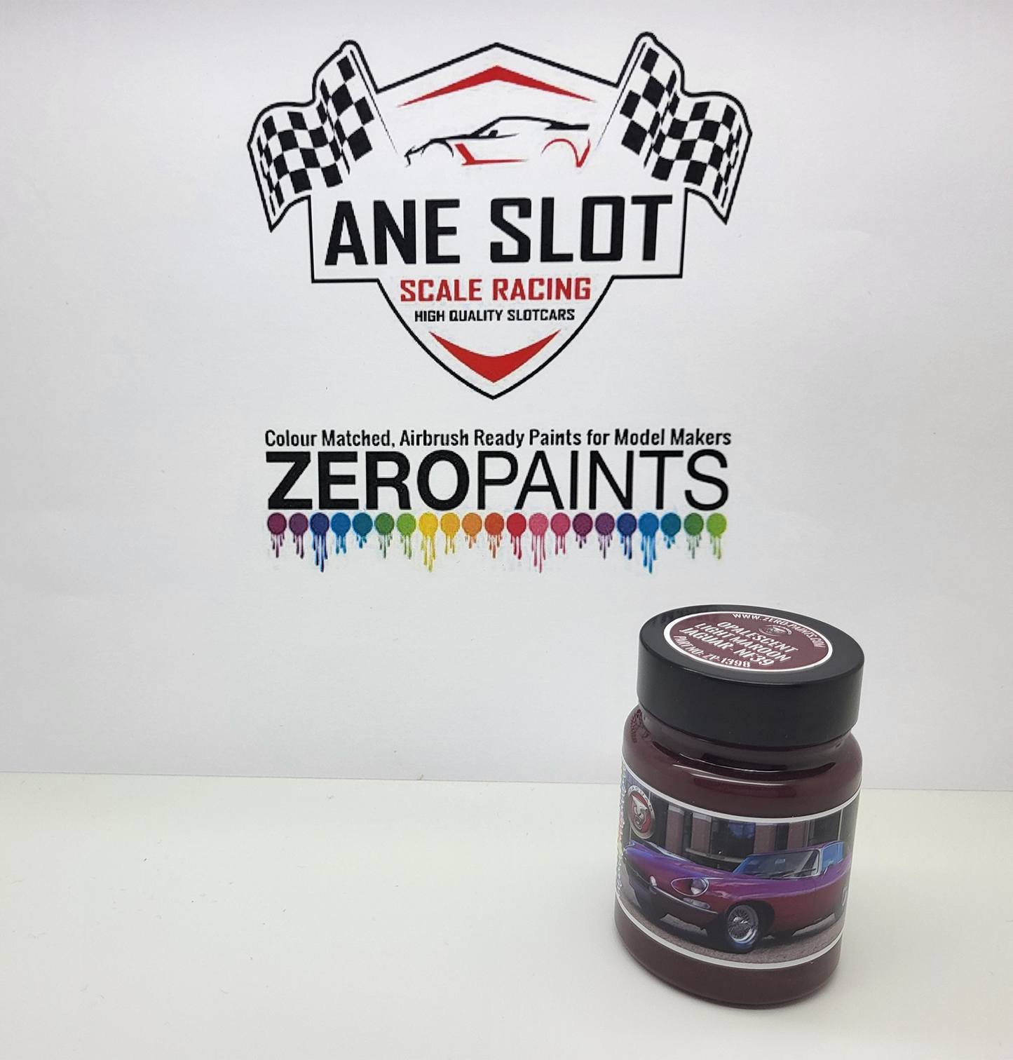 Zeropaints ZP-1398 "Jaguar E Type -Opalescent Light Maroon"