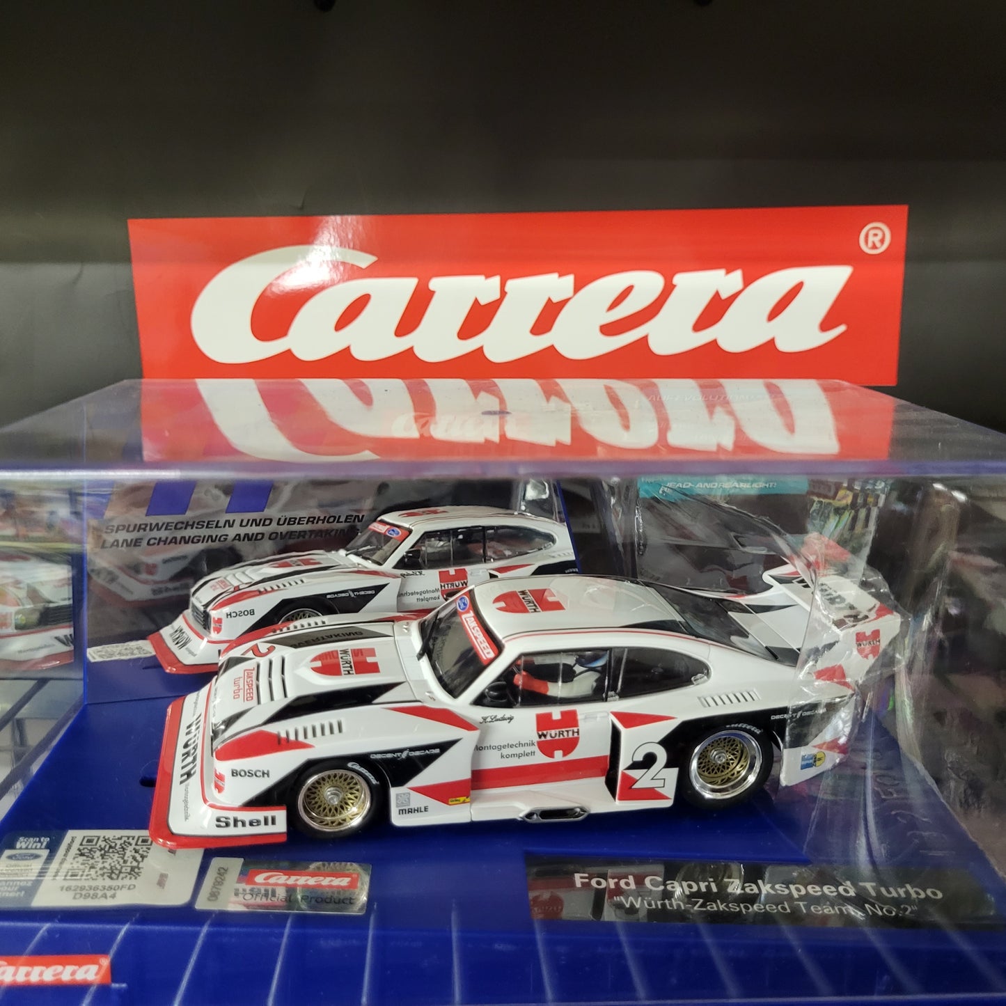 Carrera 1:32 "Ford Capri Zakspeed Turbo-Würth Zakspeed Team No.7