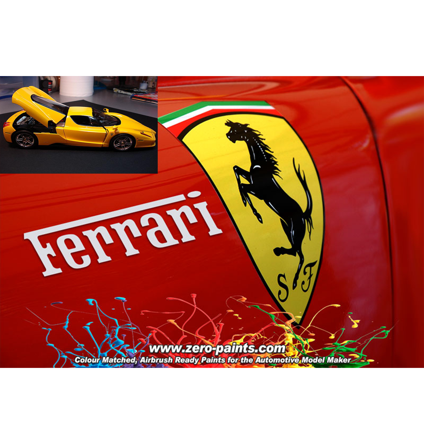 Zeropaints ZP-1007 " Giallo Fly Ferrari -Y191" YELLOW