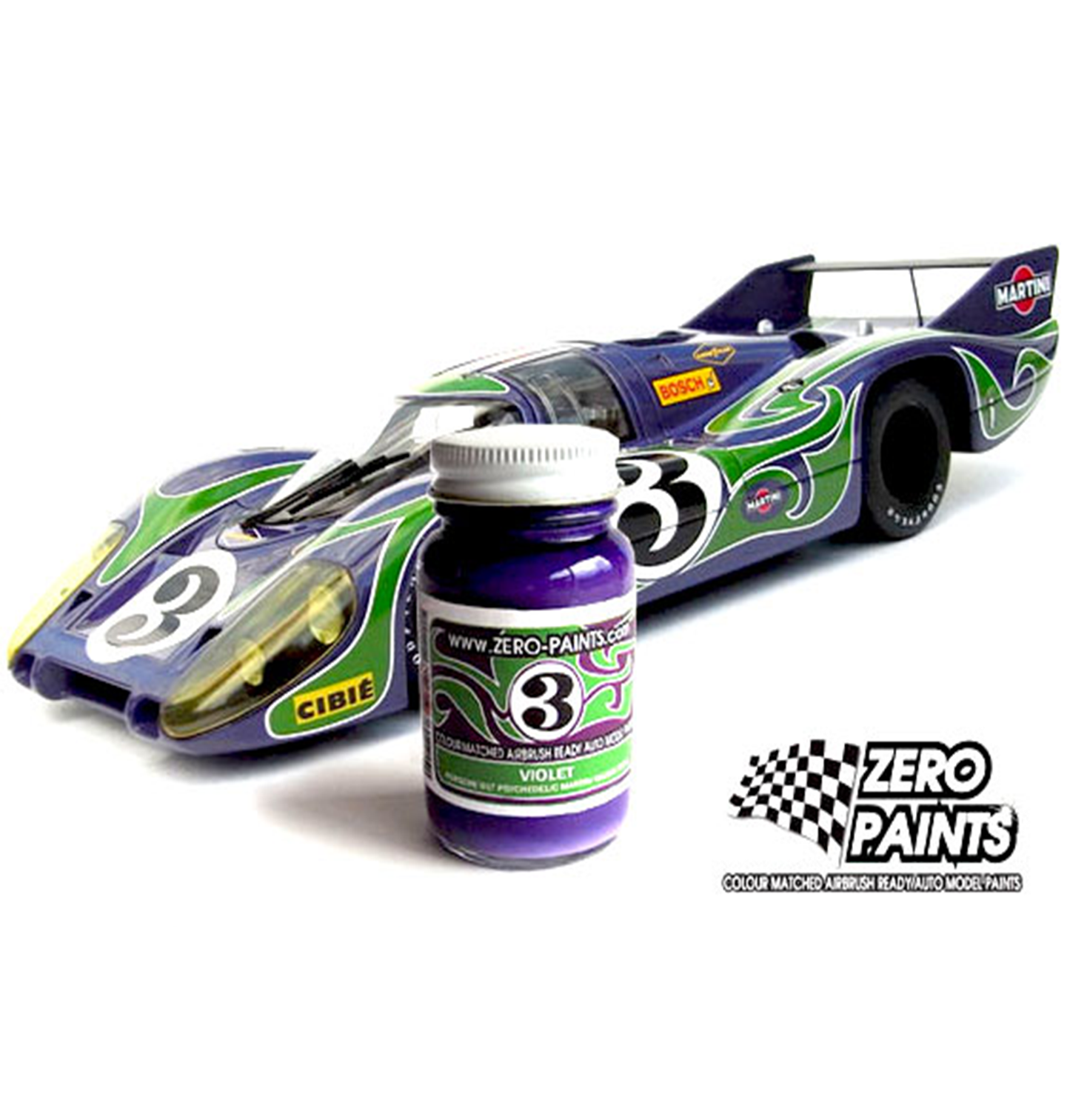 Zeropaints ZP-1019 "Purple Hippie (Psychedelic Martini Racing Team)"