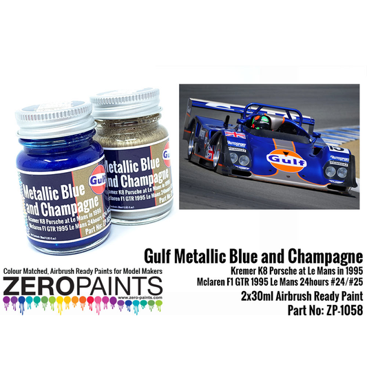 Zeropaints ZP-1058 "Metallic Blu and Champagne - GULF"