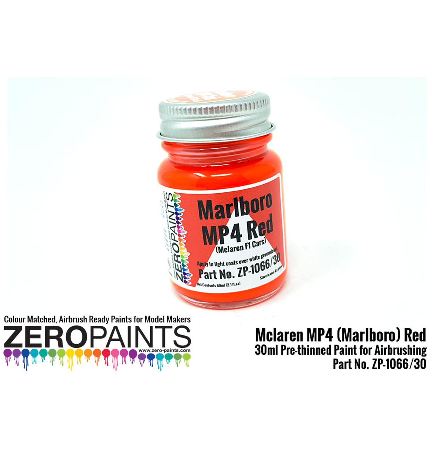 Zeropaints ZP-1066/30 - McLaren MP4 (Marlboro) Red