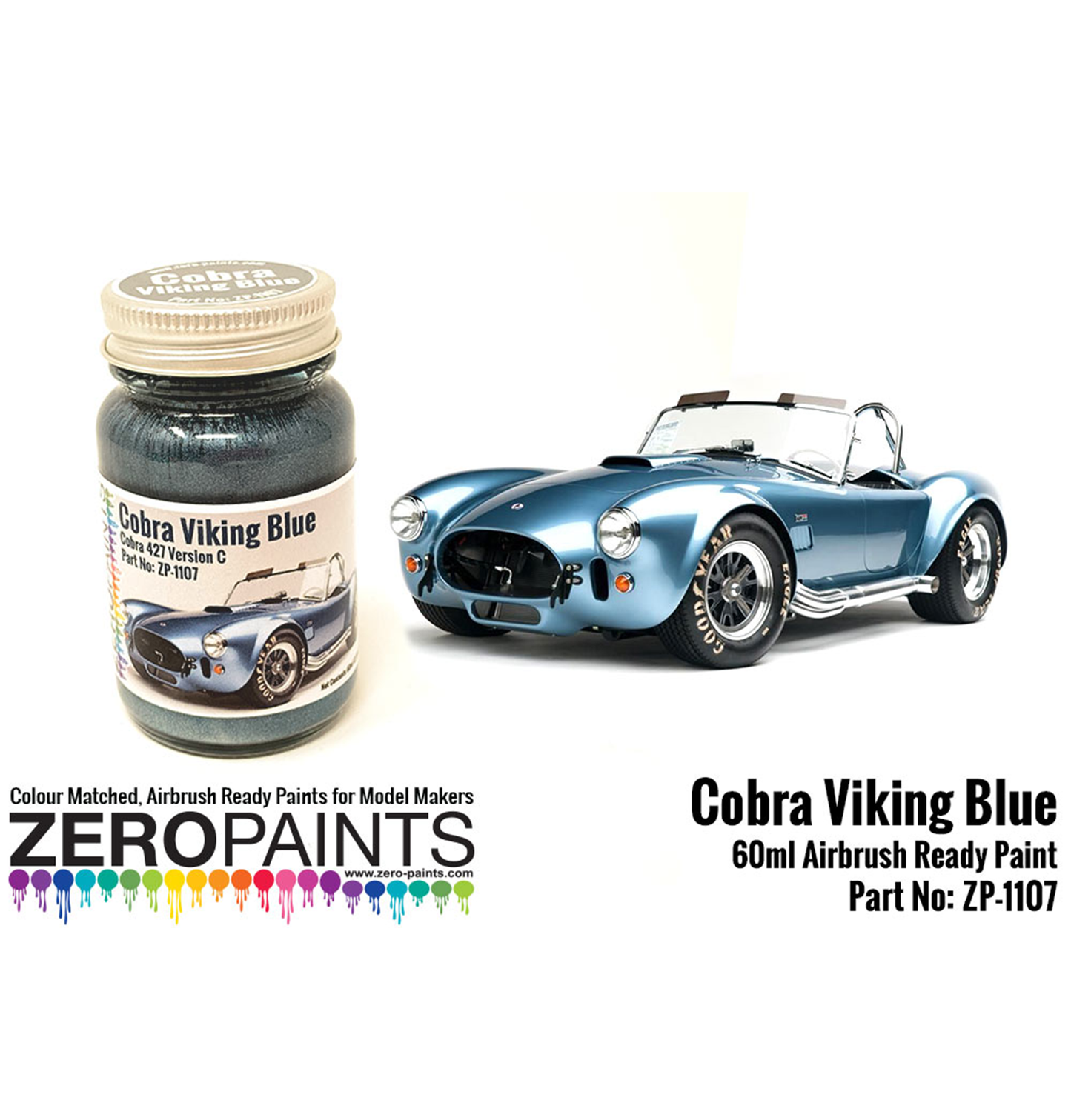 Zeropaints ZP-1107 - Cobra Viking Blue