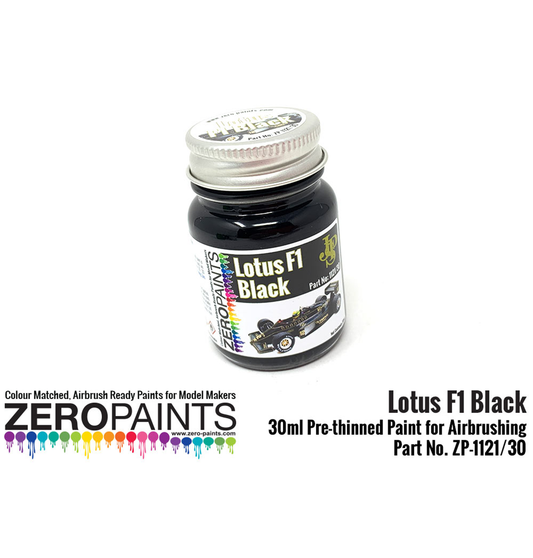 Zeropaints ZP-1121/30 " Lotus F1 JPS Black "