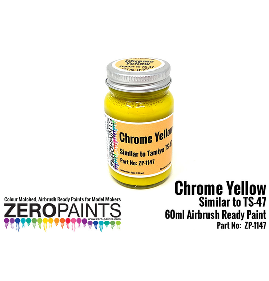 Zeropaints ZP-1147 "Chrome Yellow similar to Tamiya TS 47"