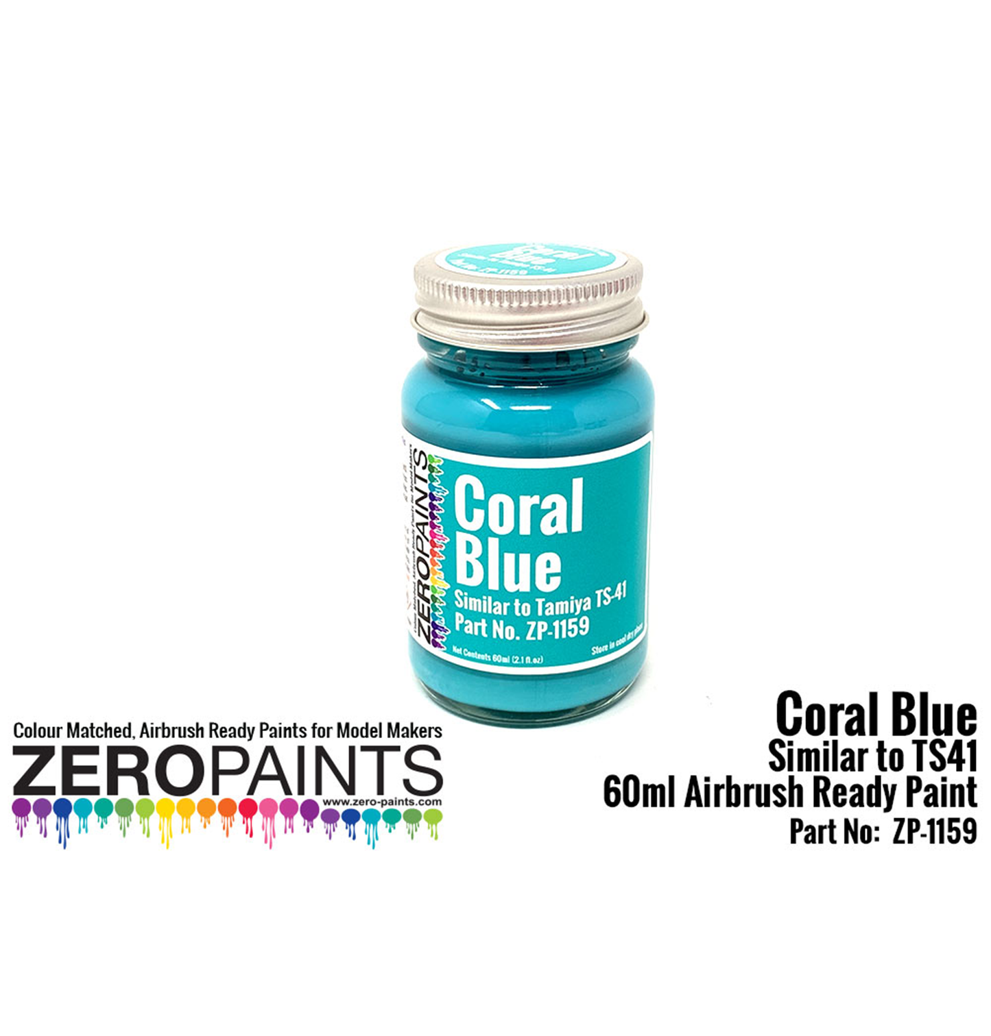 Zeropaints ZP-1159 " Coral Blue "