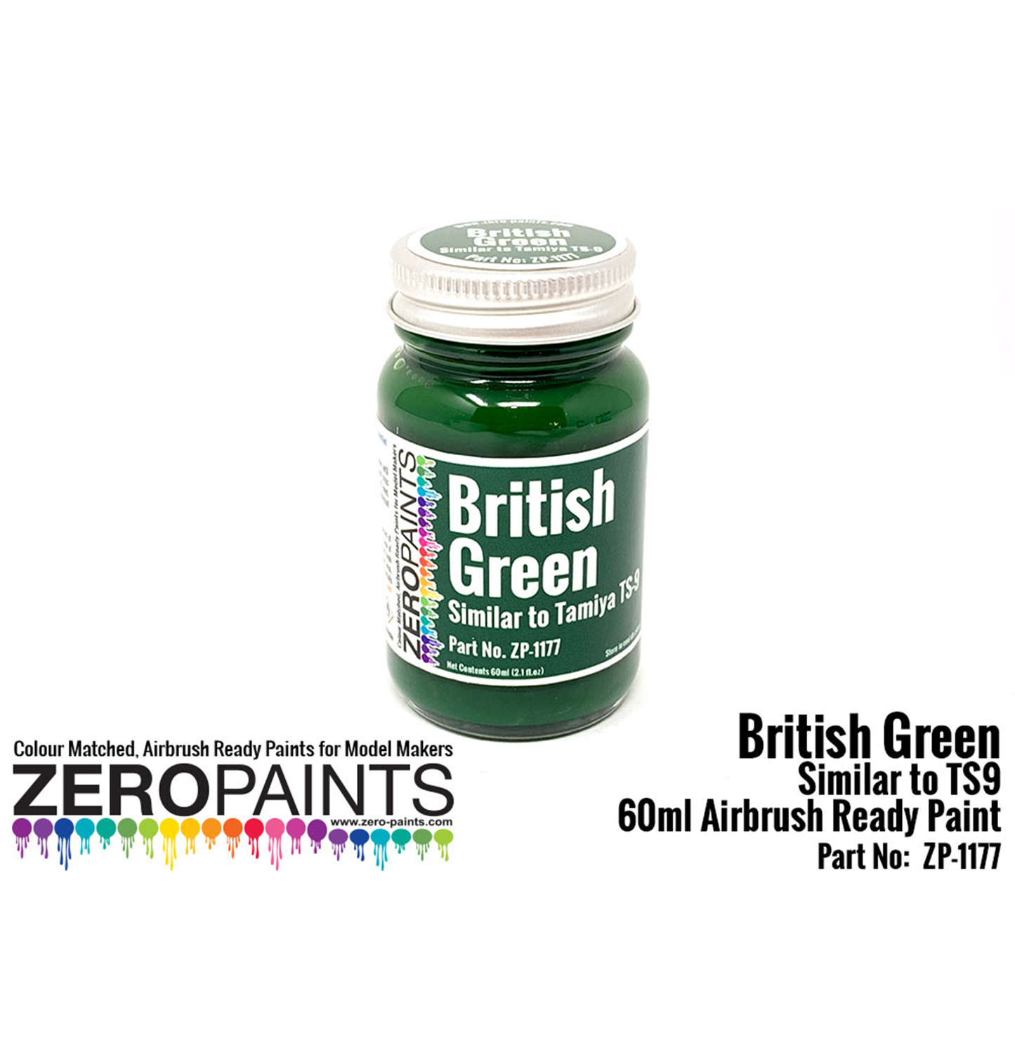 Zeropaints ZP-1177"British Green"