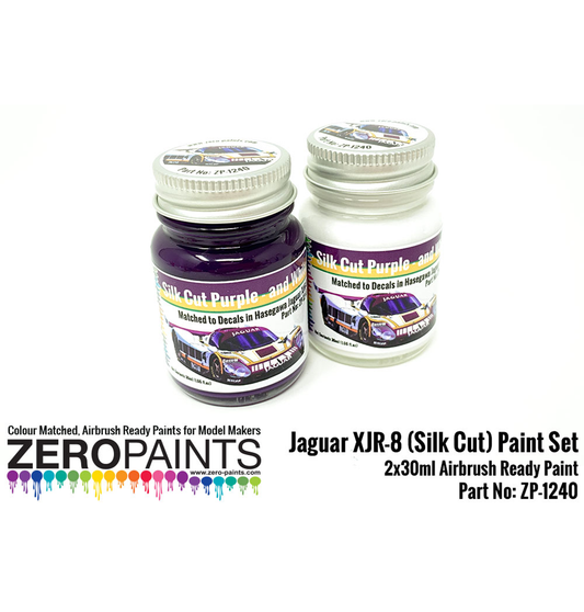 Zeropaints ZP-1240 "Jaguar XJR-8 Silk Cut"