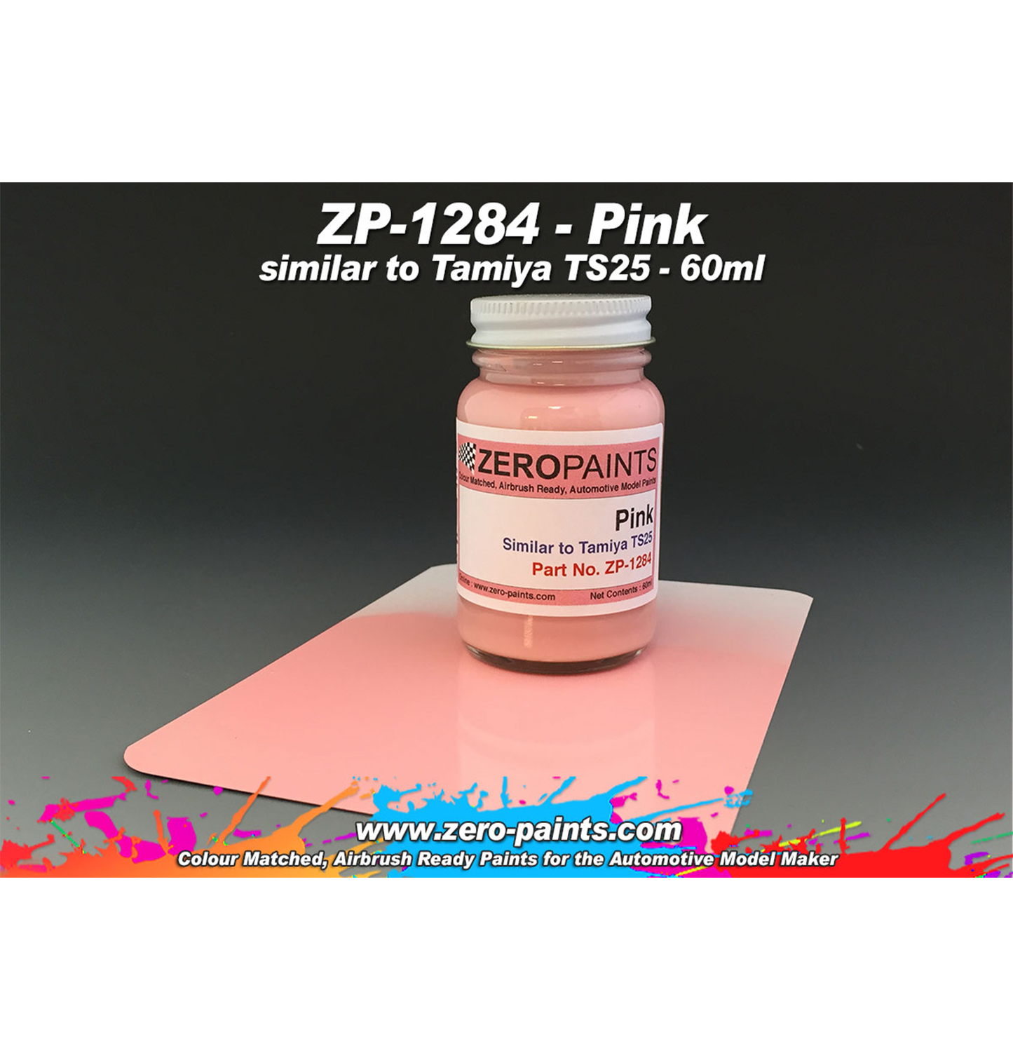 Zeropaints ZP-1284 - "PINK similar to Tamiya TS 25 "
