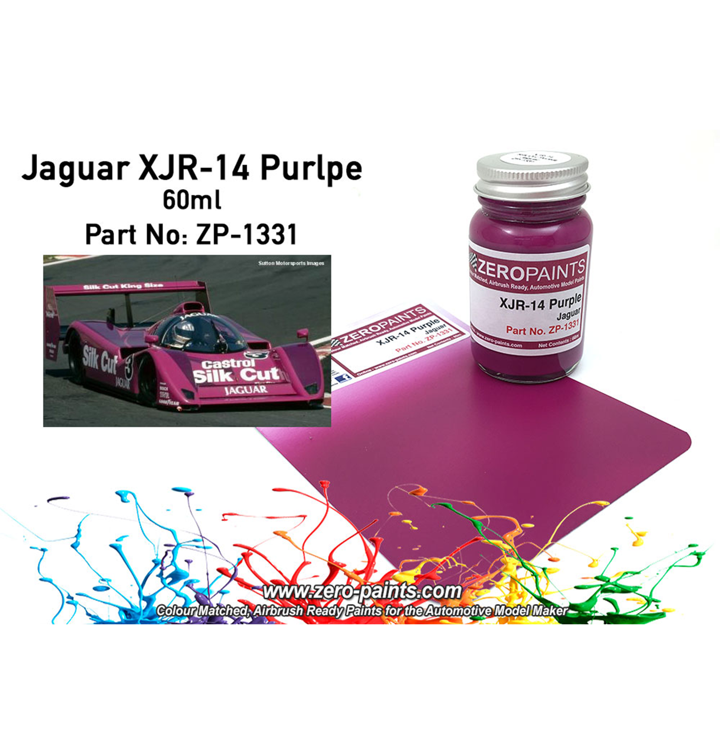 Zeropaints ZP-1331 "Jaguar XJR-14 Purple"