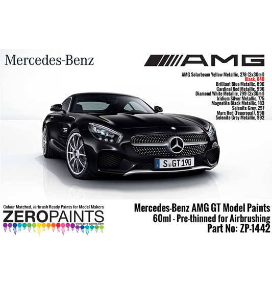 Zeropaints ZP-1442"Magnetic Black 183 AMG GT"