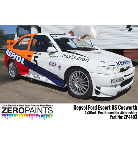 Zeropaints ZP-1483 "Repsol Ford Escort Color Set"