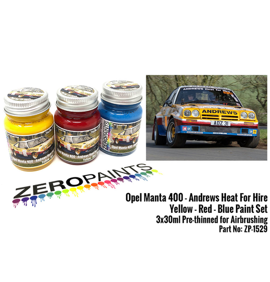 Zeropaints ZP-1529 "Opel Manta 400 Yellow/Red/Blue"