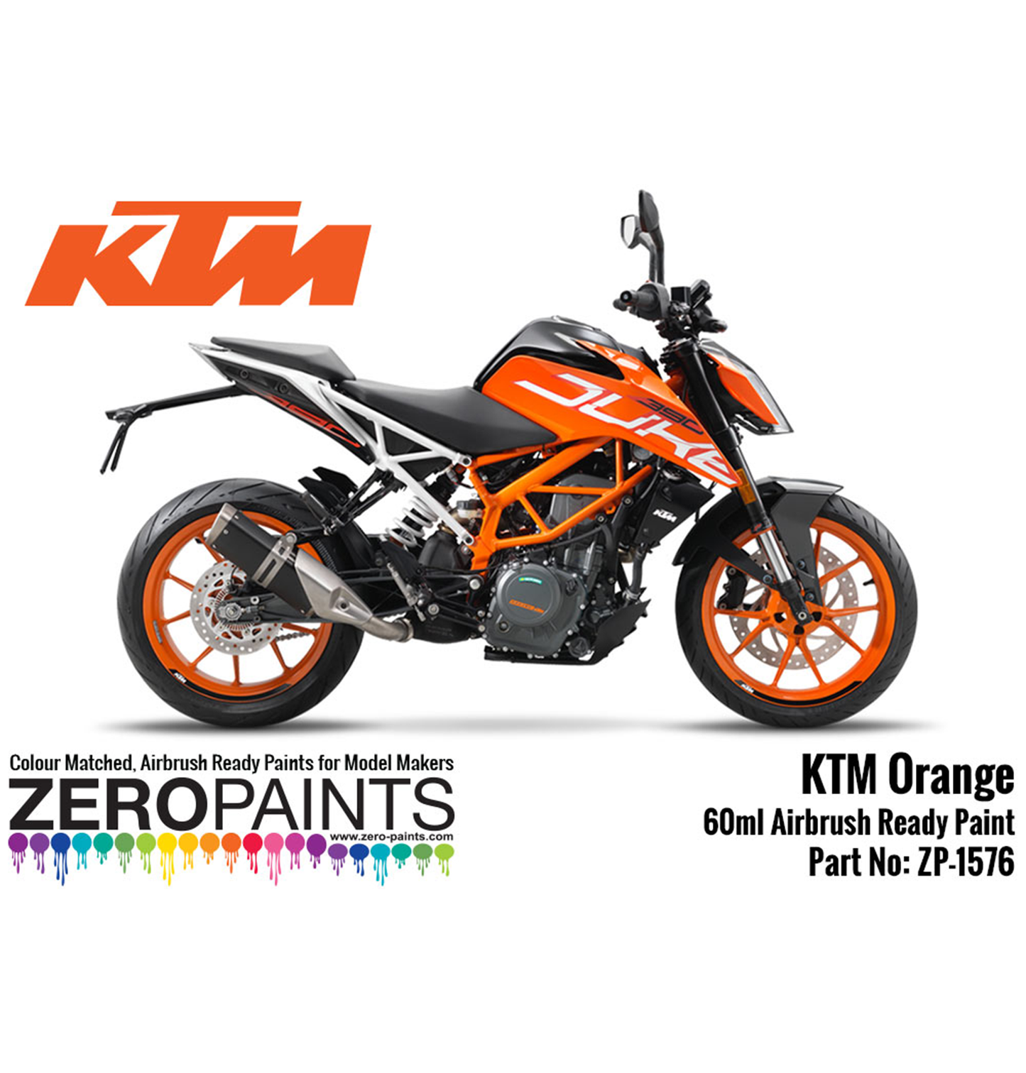 Zeropaints ZP-1576 "KTM Orange"