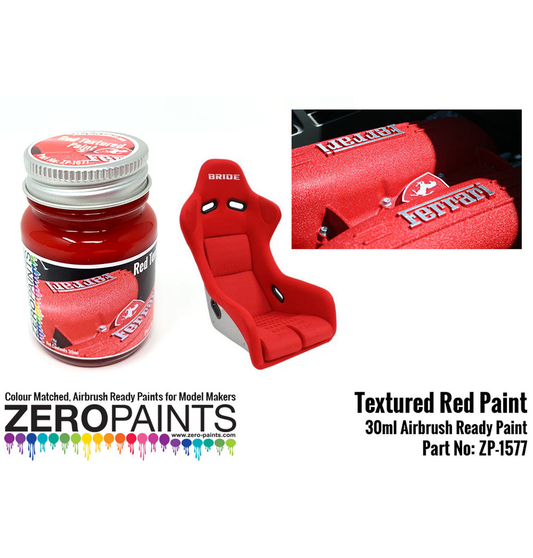 Zeropaints ZP-1577 " Red Textured Paint "