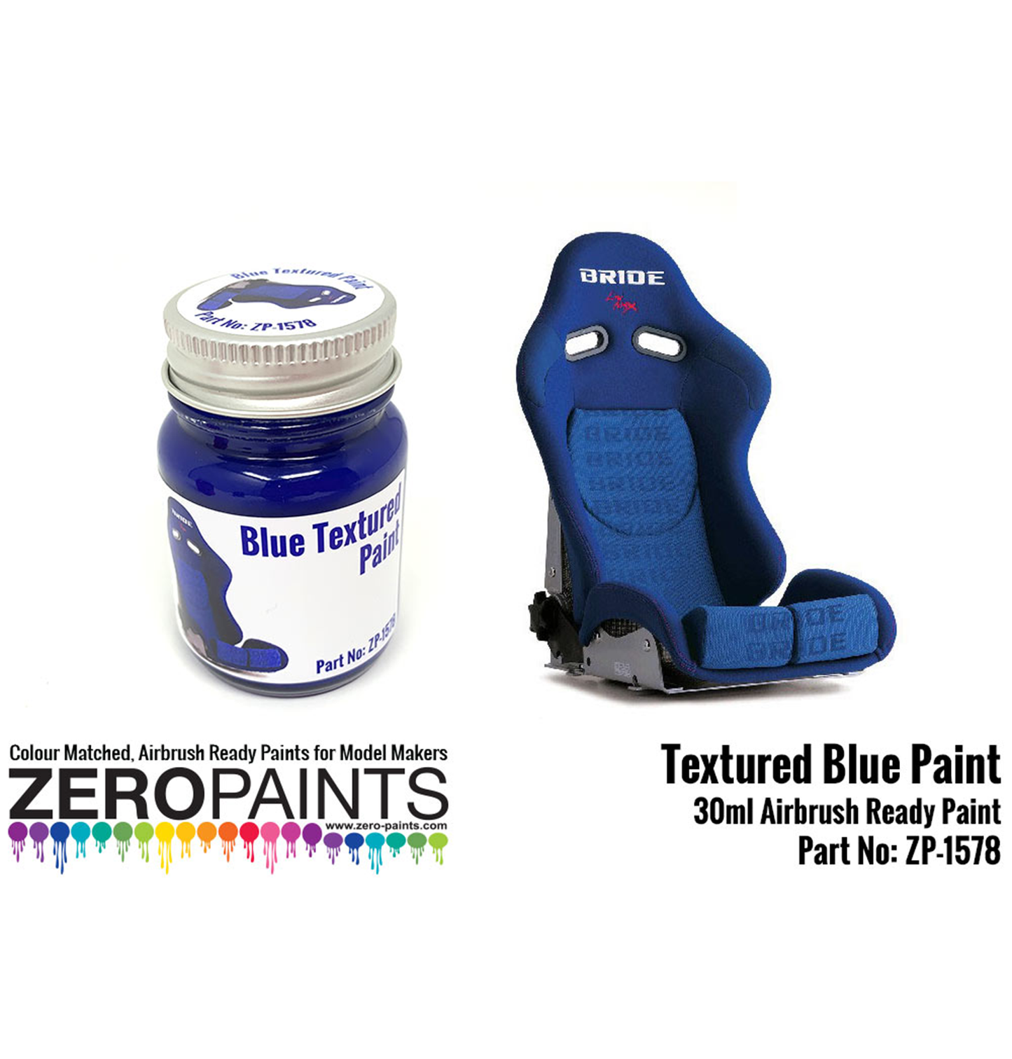 Zeropaints ZP-1578 " Blue Texture "