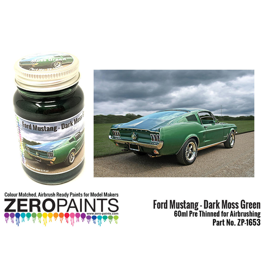 Zeropaints ZP-1653 " Ford Mustang 1960´s - Dark Moss Green