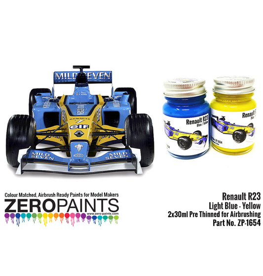 Zeropaints ZP-1654 "Renault R23 Blue/Yellow"