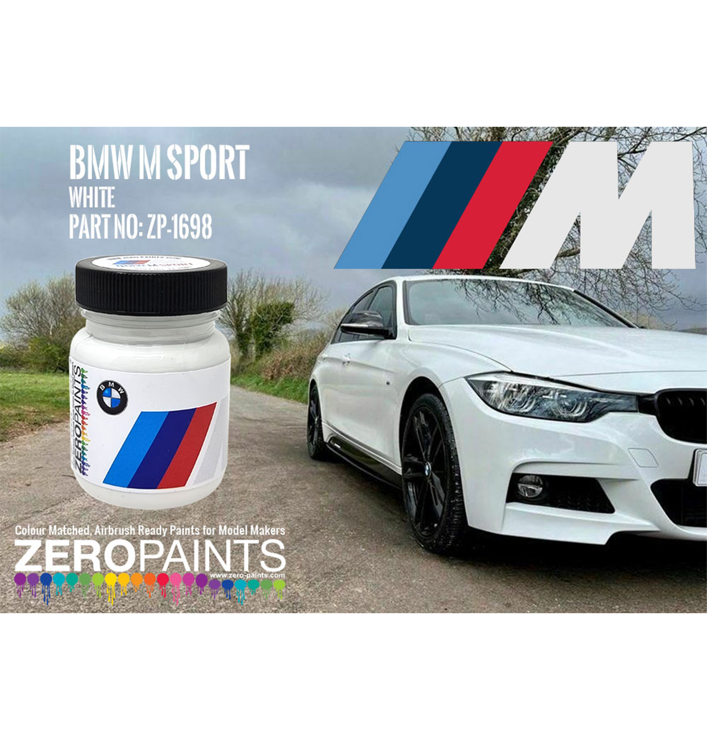 Zeropaints ZP-1698 "BMW M Sport White"