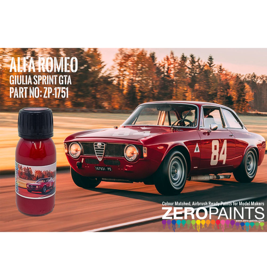 Zeropaints ZP-1753 "Alfa Romeo Guilia Sprint GTA Rosso"