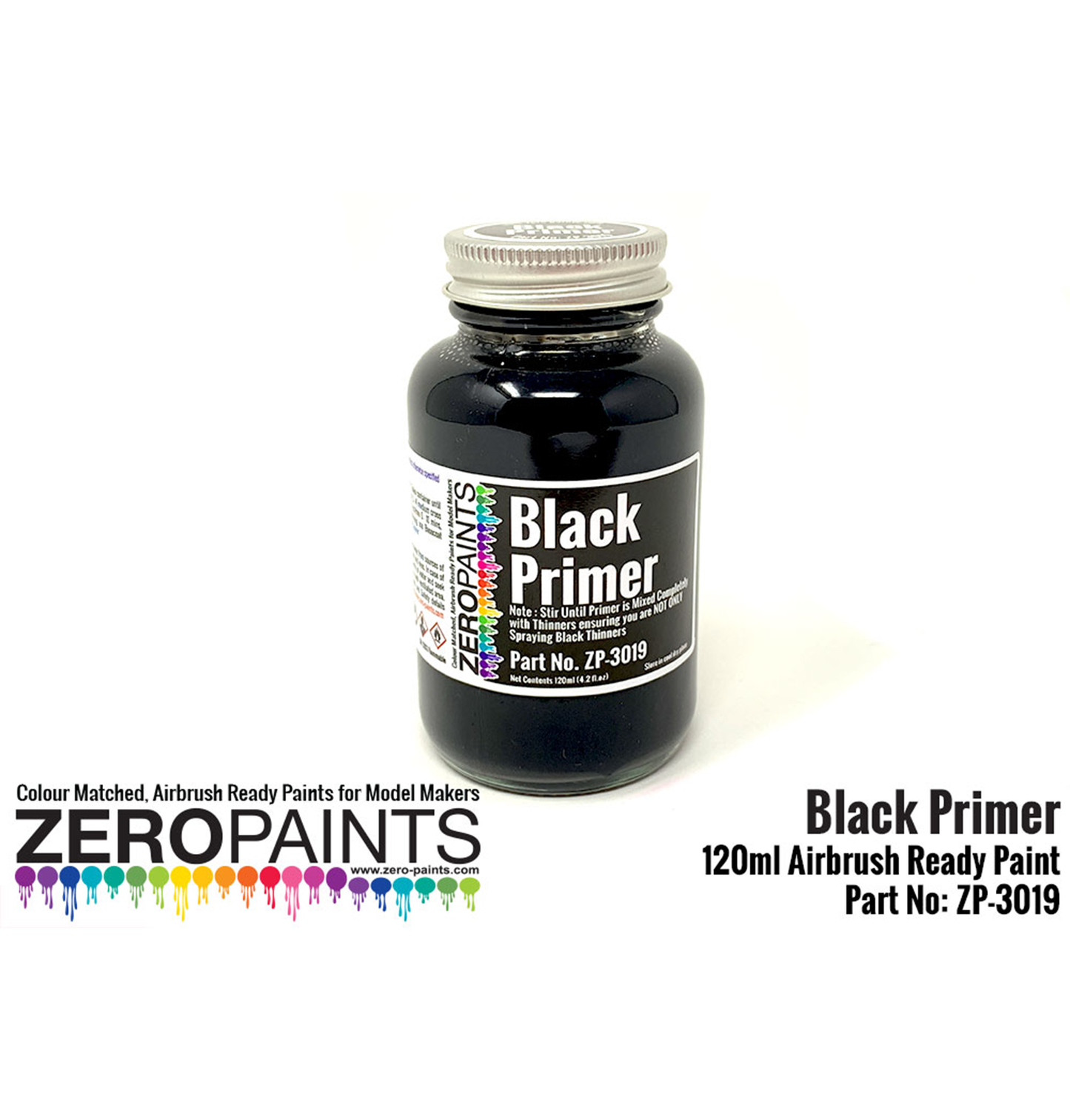 Zeropaints ZP-3019 "Black Primer"