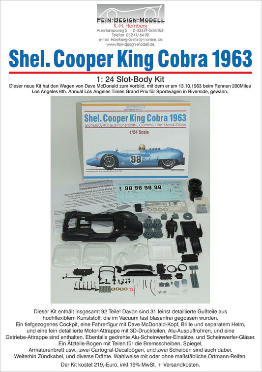 Fein Design " Shel. Cooper King Cobra 1963"