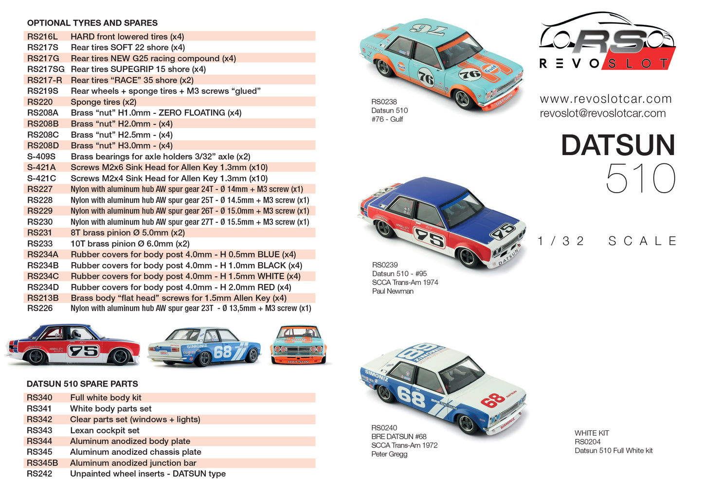 REVOSLOT - DATSUN 510 #95