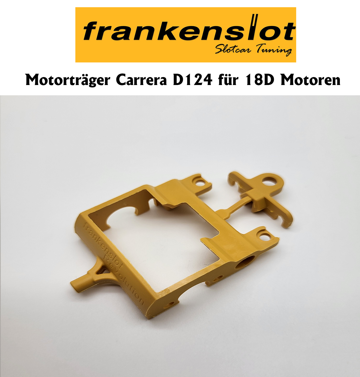 FRANKENSLOT - Revolution Motorträger Carrera D124 für 18D Motoren