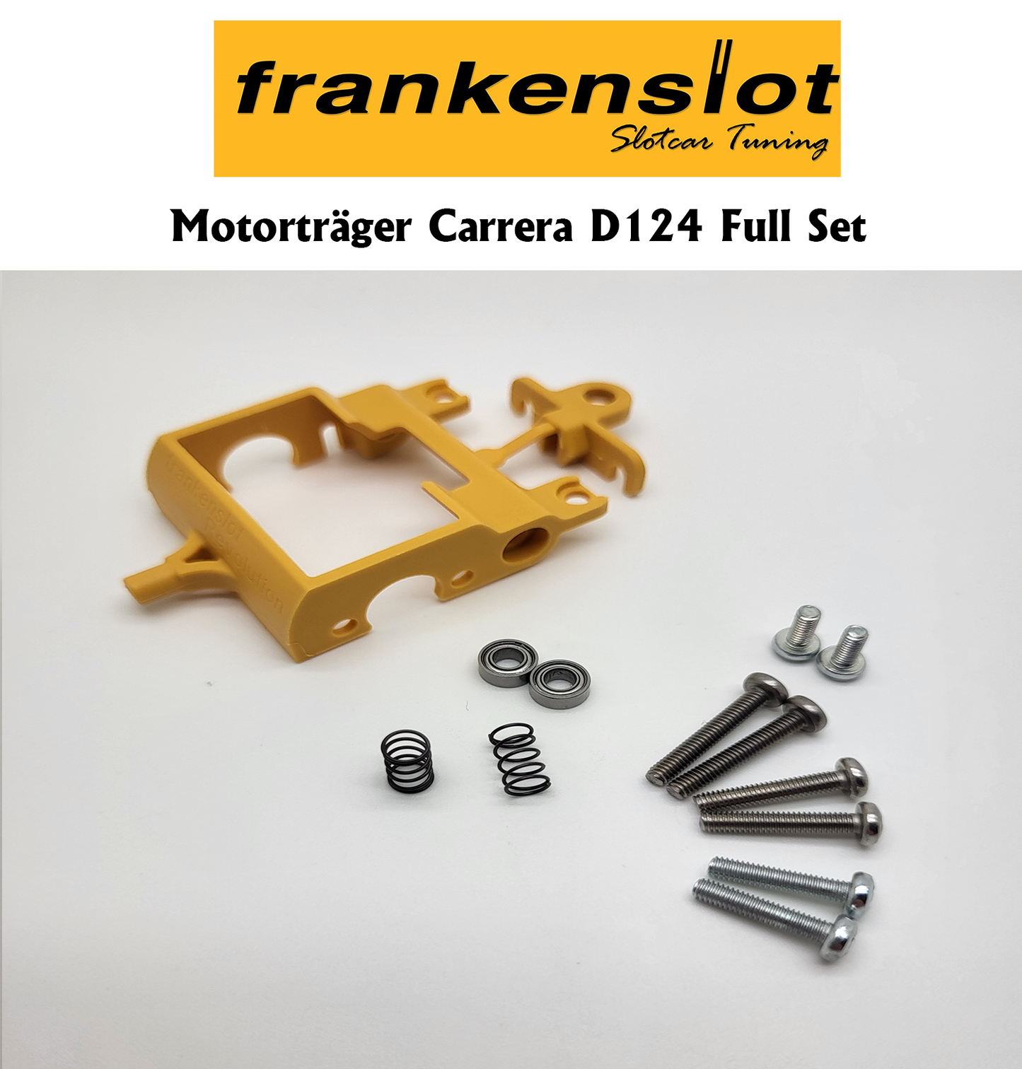 FRANKENSLOT - Revolution Motorträger f. Carrera D124 Full Set