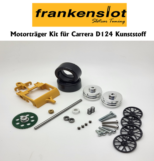 FRANKENSLOT - Revolution Motorträger Kit f. Carrera D124 Kunststoff