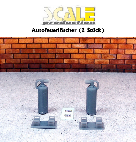 ScaleProduction "Autofeuerlöscher" 2 Stück