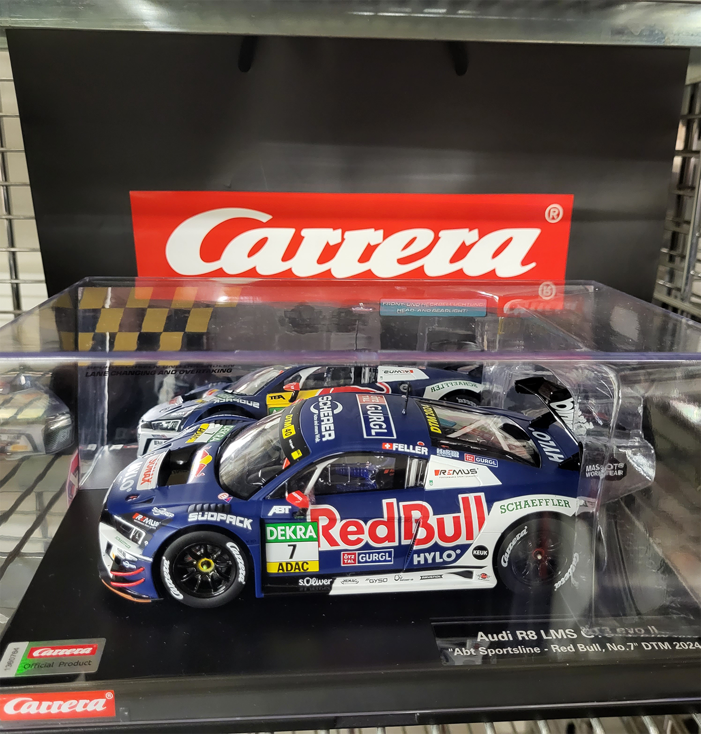 Carrera 1:24 - "AUDI R8 LMS GT3 EVO II " ABT Sportsline- Red Bull #7 - DTM2024