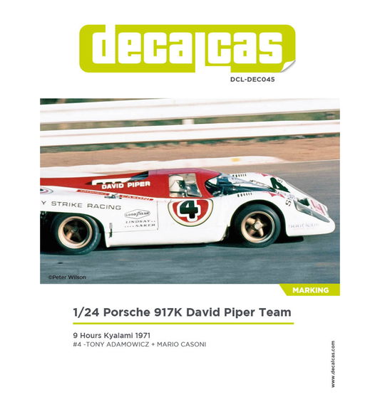 DECALCAS - PORSCHE 917K "David Piper - LUCKY STRIKE"