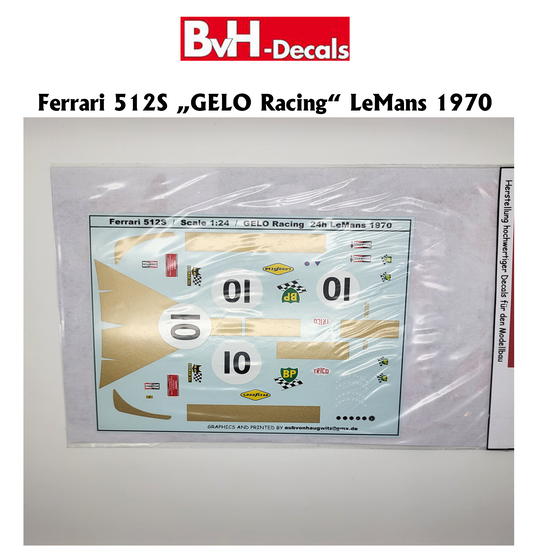 BvH - Ferrari 512S "Gelo Racing" LeMans 1970