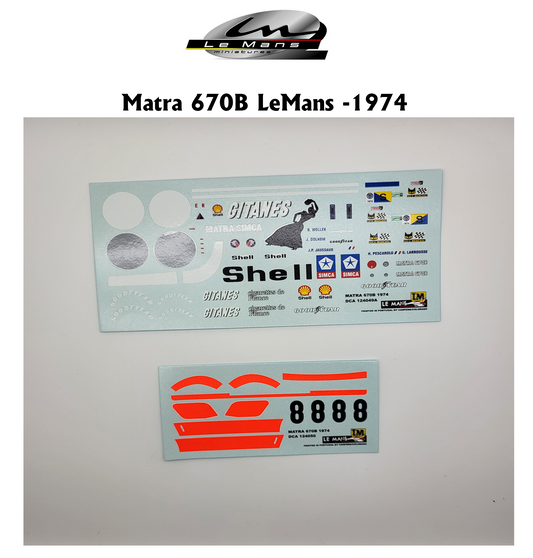 LeMans Miniatures - Matra 670B 1:24