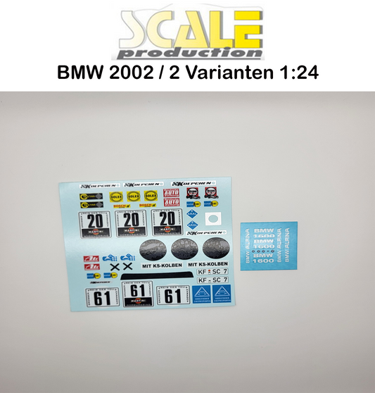 ScaleProduction - BMW 2002 / 2 verschiedene Varianten 1:24