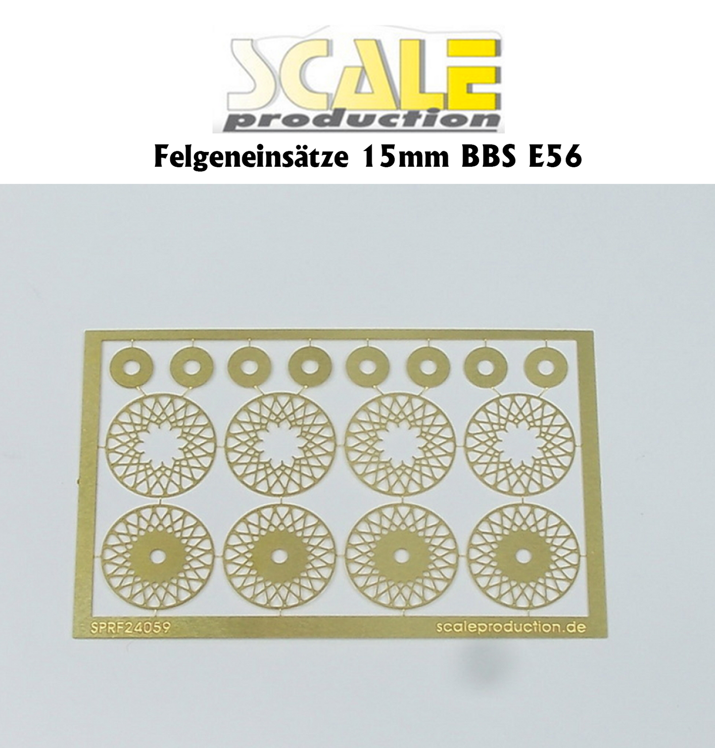 ScaleProduction "Felgeneinsätze 15mm BBS E56