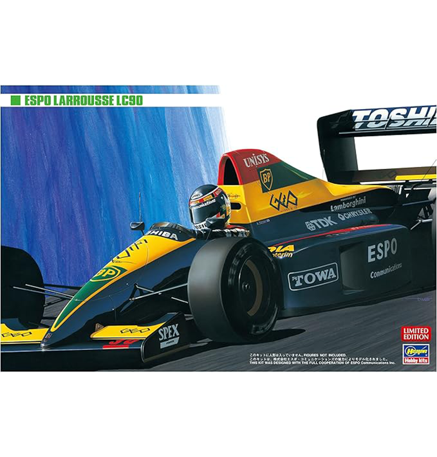 Hasegawa "ESPO Larrousse Lamborghini Lola LC90" 1:24