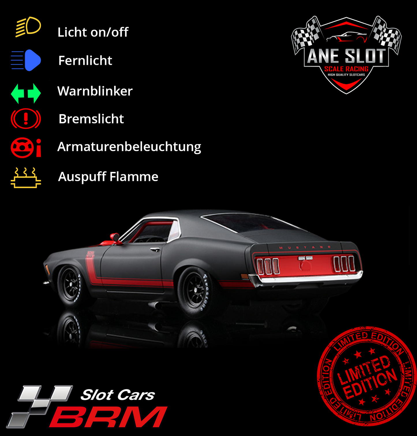 BRM - Ford Mustang Boss Black Edition "LIMITED EDITION"