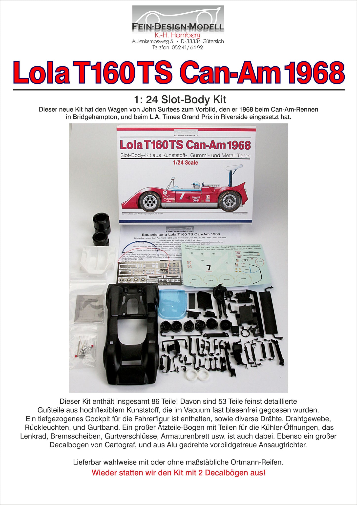 Fein Design "Lola T160 TS  Can-Am 1968"