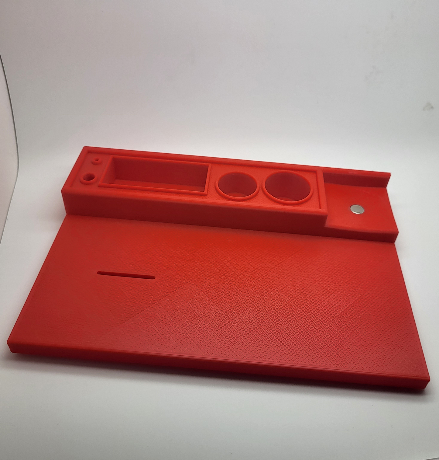 Slotcar service plate red