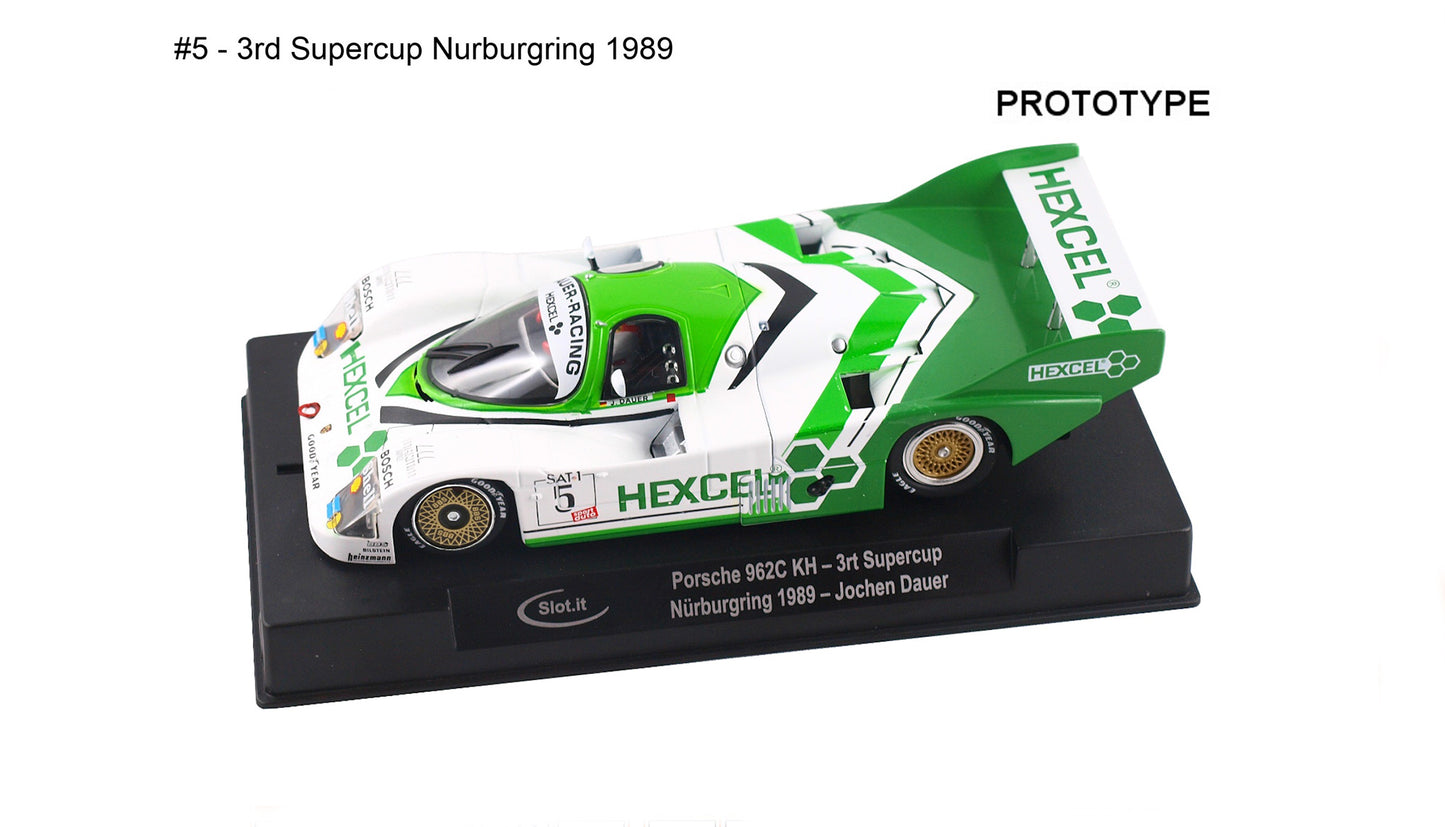 SLOT IT - Porsche 962 short tail "Nürnburgring 1989 No.5"