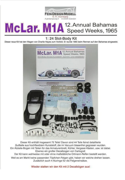Fein Design "McLaren M1a - 12.Annual Bahamas Speed Weeks 1965"
