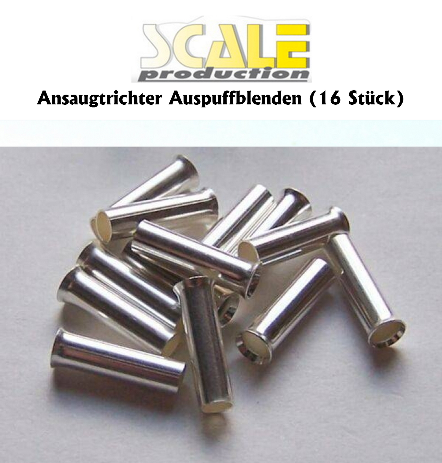 ScaleProduction "Ansaugtrichter / Auspuffblenden 3,3mm"