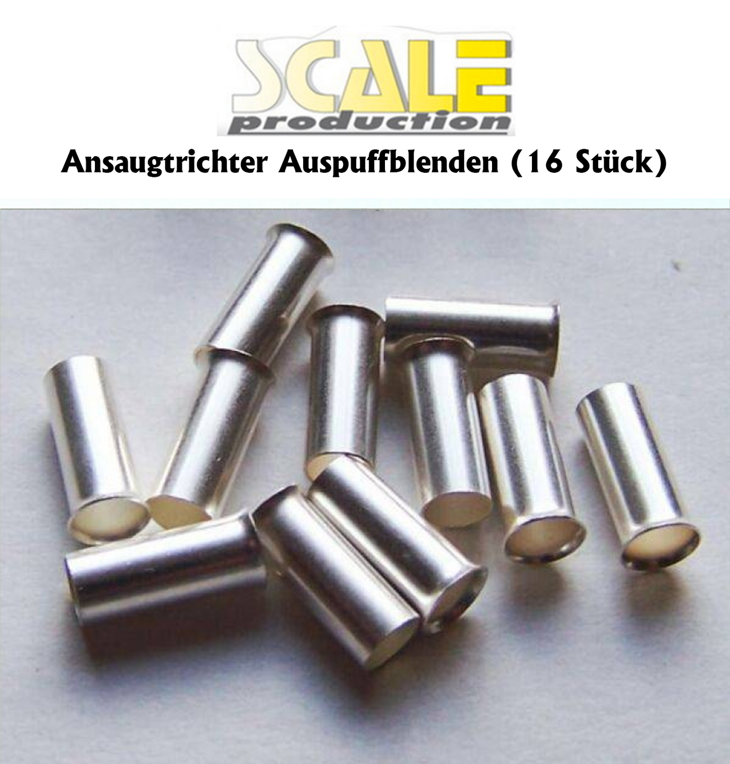 ScaleProduction "Ansaugtrichter / Auspuffblenden 4mm"